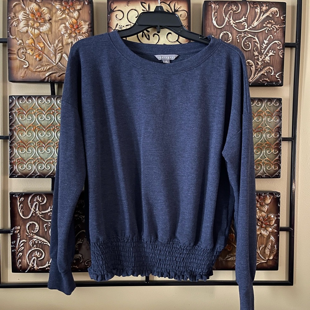 Sharagano Navy Blue Sweater